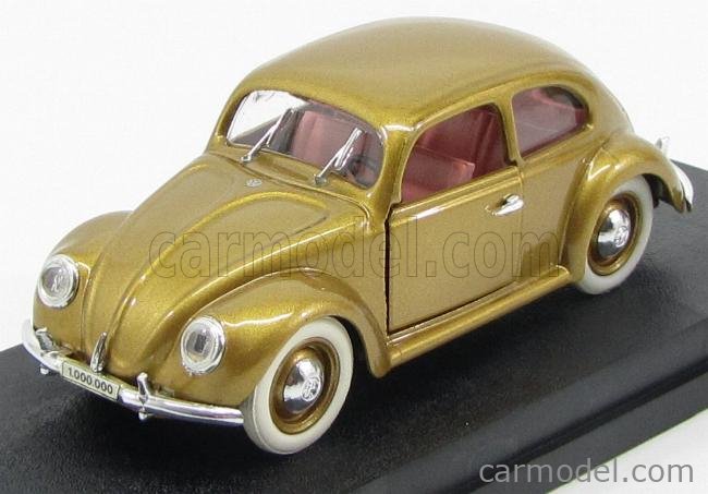 100万台記念 1/43 VW カッファー ゴールド 1955 ビートル BEATLE 