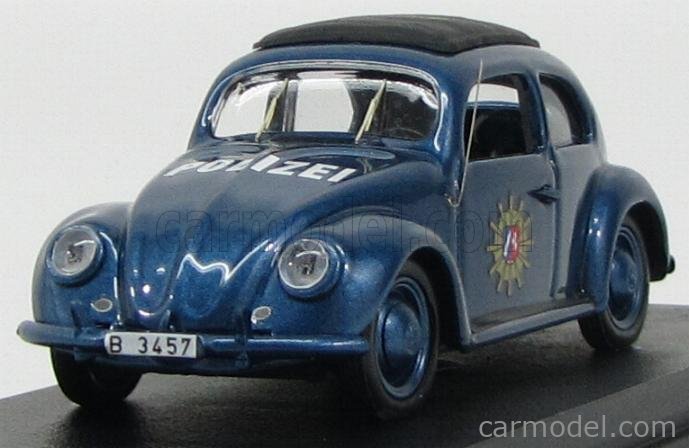 Volkswagen VW Coccinelle Polizei 1956 1:43 Modèle RIO