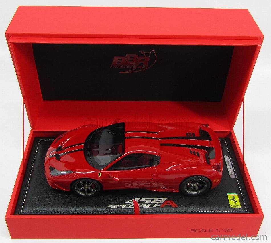 BBR-MODELS P18102CRR Scale 1/18 | FERRARI 458 ITALIA SPECIALE A SPIDER ...