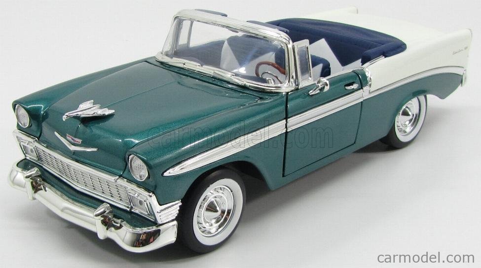 ミニカー アメ車 1/18 シボレー ベルエア AUTOWORLD 1/18