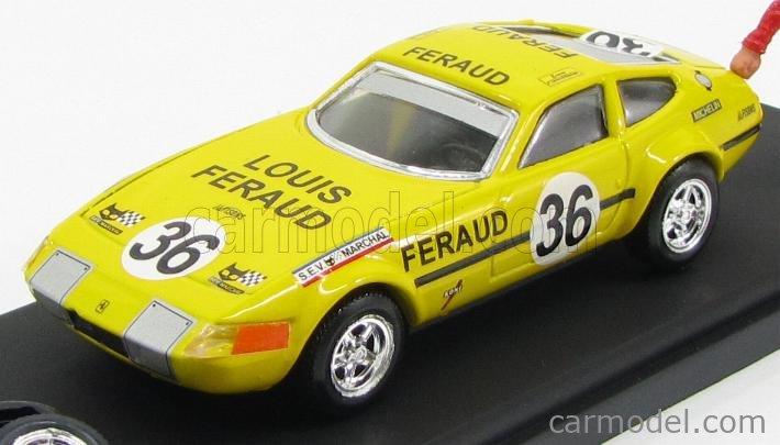 RIO Ferrari 365 GTB/4 Daytona Le Mans 1972 N°36 - 1/43 - Jaune - Pilote Rouge