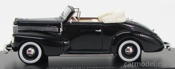 Neo 1/43 - OPEL KAPITAN HEBMULLER 1940 Noire
