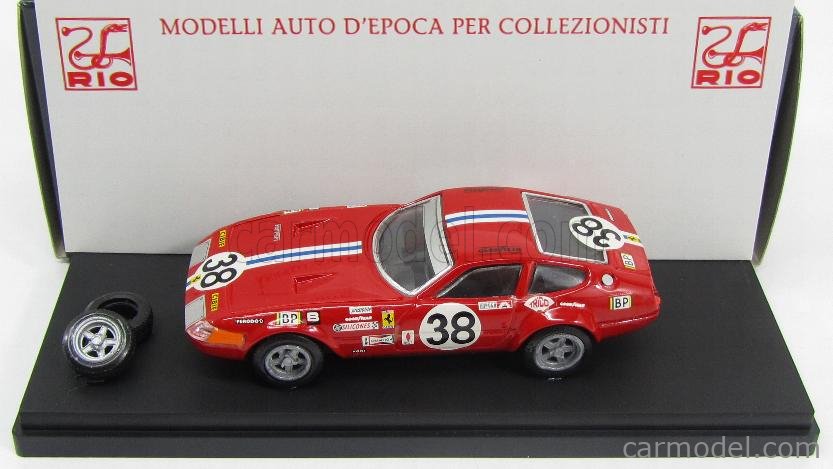 TOPMODEL Ferrari 365GT4BB Le Mans レア 1/43 Top Model Collection Ferrari 365 GTB4 Daytona 1972