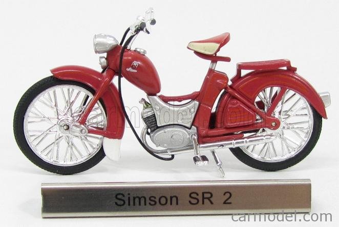 Models motorcycle Simson SR 2 1:24 