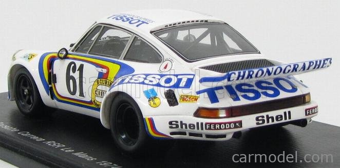 SPARK 1:43 Porsche Carrera RSR TISSOT Le Mans 1974 Elford/référendums-Lena s3494 SPARK 1:43 Porsche Carrera RSR TISSOT Le Mans 1974 Elford/référendums-Lena s3494