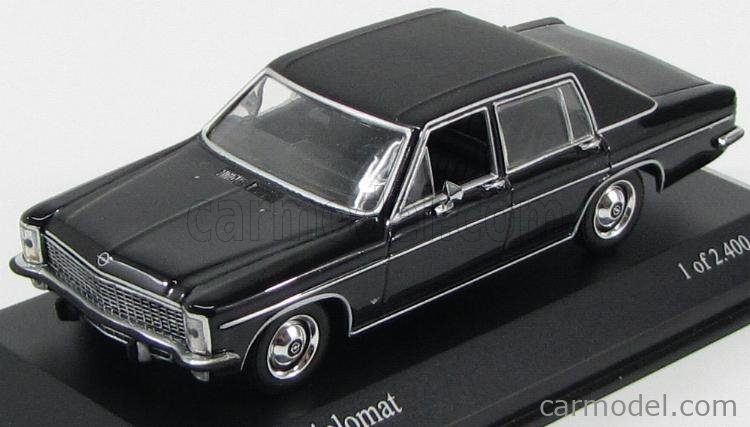 MINICHAMPS 430046070 Scale 1/43 | OPEL DIPLOMAT 1969 BLACK