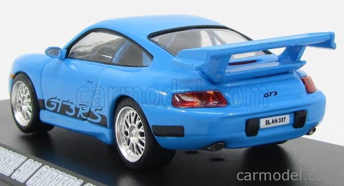 PORSCHE 911 (type 996) GT3 RS bleu FAST & FURIOUS