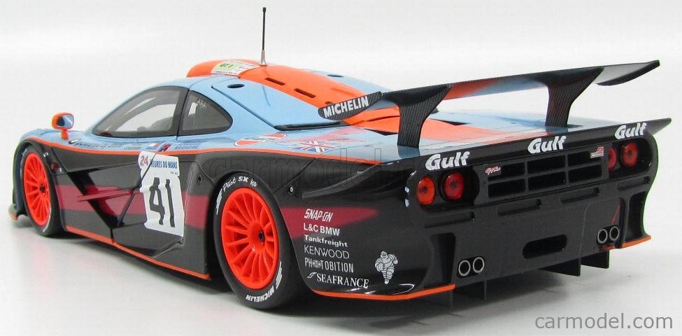 McLAREN - F 1 GTR 6.0L V12 TEAM GULF DAVIDOFF GTC RACING N 41 2nd 24h LE  MANS 1997 J.M.GOUNON - P.H.RAPHANEL - A.OLOFSSON