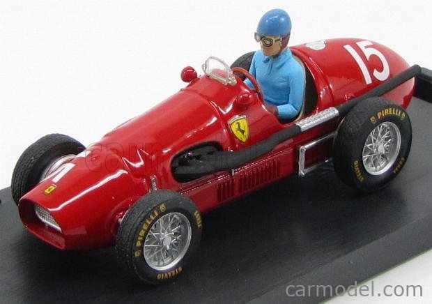 FERRARI 500 F2 Winner British GP 1952 Alberto Ascari with dri 1:43
