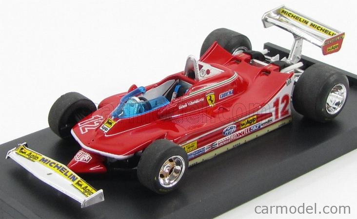 Ferrari F1 312T5 #1 #2 Pres.Fiorano 1979 Sheckter Villeneuve BRUMM 1:43 S17-01 