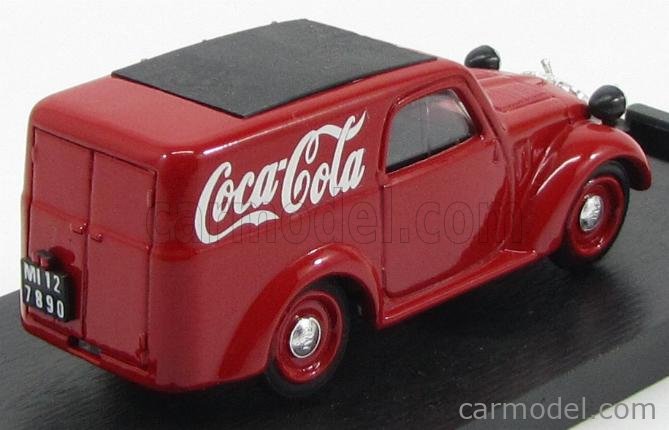 Miniature Brumm Fiat 500c Coca-Cola - Fourgon Jaune - Occasion