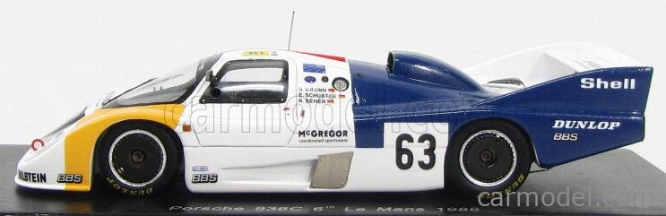 SPARK-MODEL S4434 Scale 1/43 | PORSCHE 936C TURBO TEAM ERNST