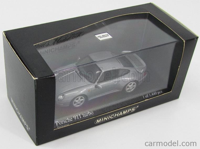 MINICHAMPS 430069207 Scale 1/43 | PORSCHE 911 993 TURBO 1995 GREY MET