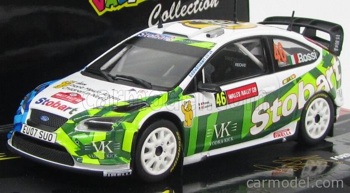 FORD ENGLAND - FOCUS RS 07 WRC STOBART N 46 RALLY WALES GB 2008 VALENTINO  ROSSI - C.CASSINA