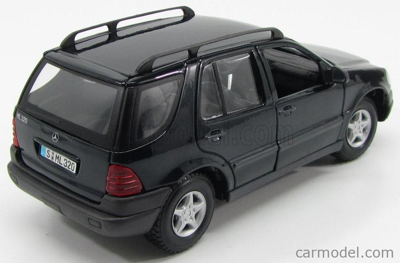 MAISTO 31947BK Scale 1/24 | MERCEDES BENZ M-CLASS ML320 1997 BLACK MET