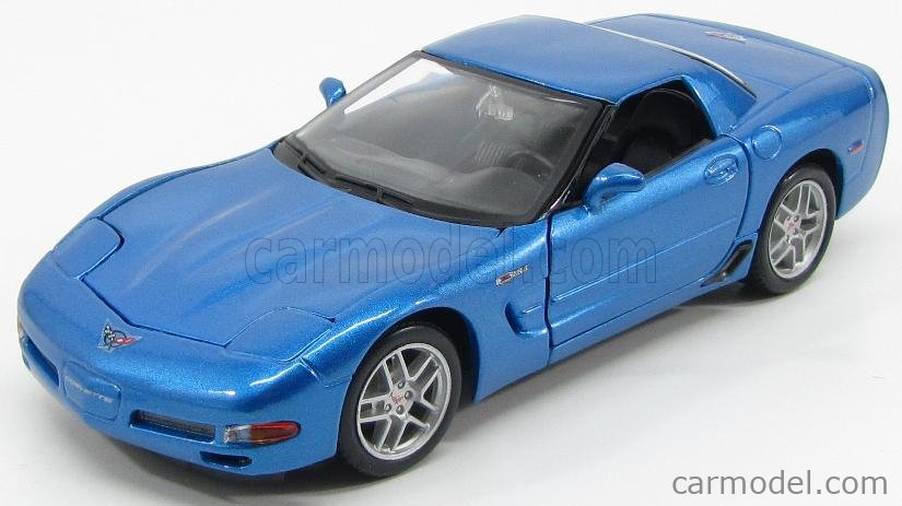 MAISTO 31989LB Scale 1 24 CHEVROLET CORVETTE Z06 COUPE 2009 LIGHT BLUE MET