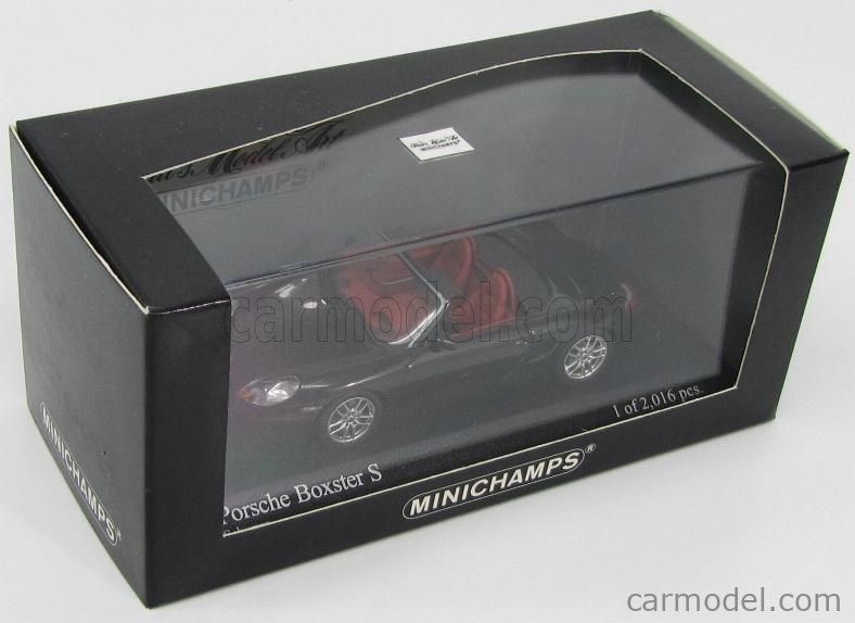 MINICHAMPS 400062070 Scale 1/43 | PORSCHE BOXSTER S 2002 BLACK