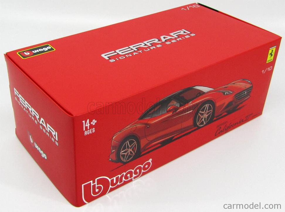 Ferrari California Décapotable Rouge Au 1:43 - Burago - Modèle Réduit D'occasion