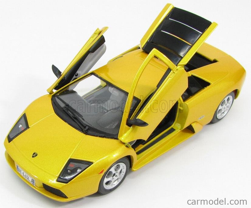 BURAGO BU22054Y Scale 1/24 | LAMBORGHINI MURCIELAGO 2001 YELLOW