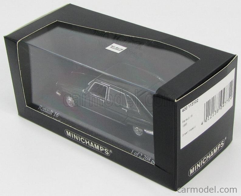 MINICHAMPS 400113102 Scale 1/43 | RENAULT 16 1965 GREEN MET