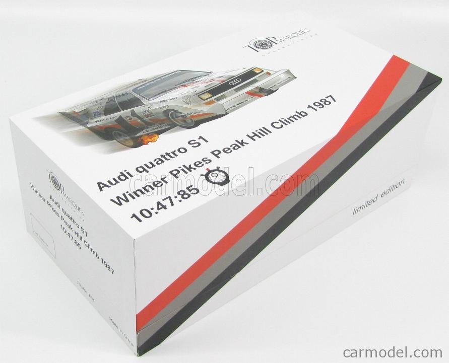 TOPMARQUES CK002 Scale 1/18 | AUDI QUATTRO SPORT S1 N 1 TOPMARQUES CK002 Scale 1/18 | AUDI QUATTRO SPORT S1 N 1