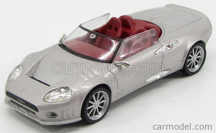 EDICOLA EF027 Scale 1/43 | SPYKER C12 SPIDER 2008 SILVER