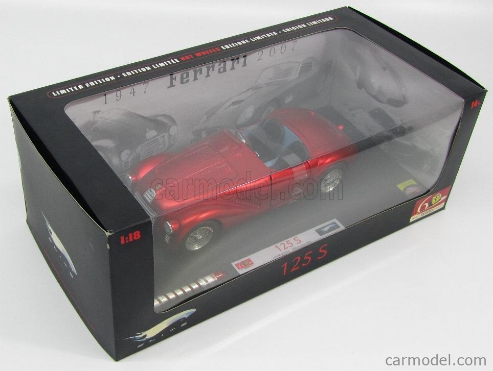 予約商品 ** Tecno Model TM18-301B 1/18 Ferrari 125S Circuito