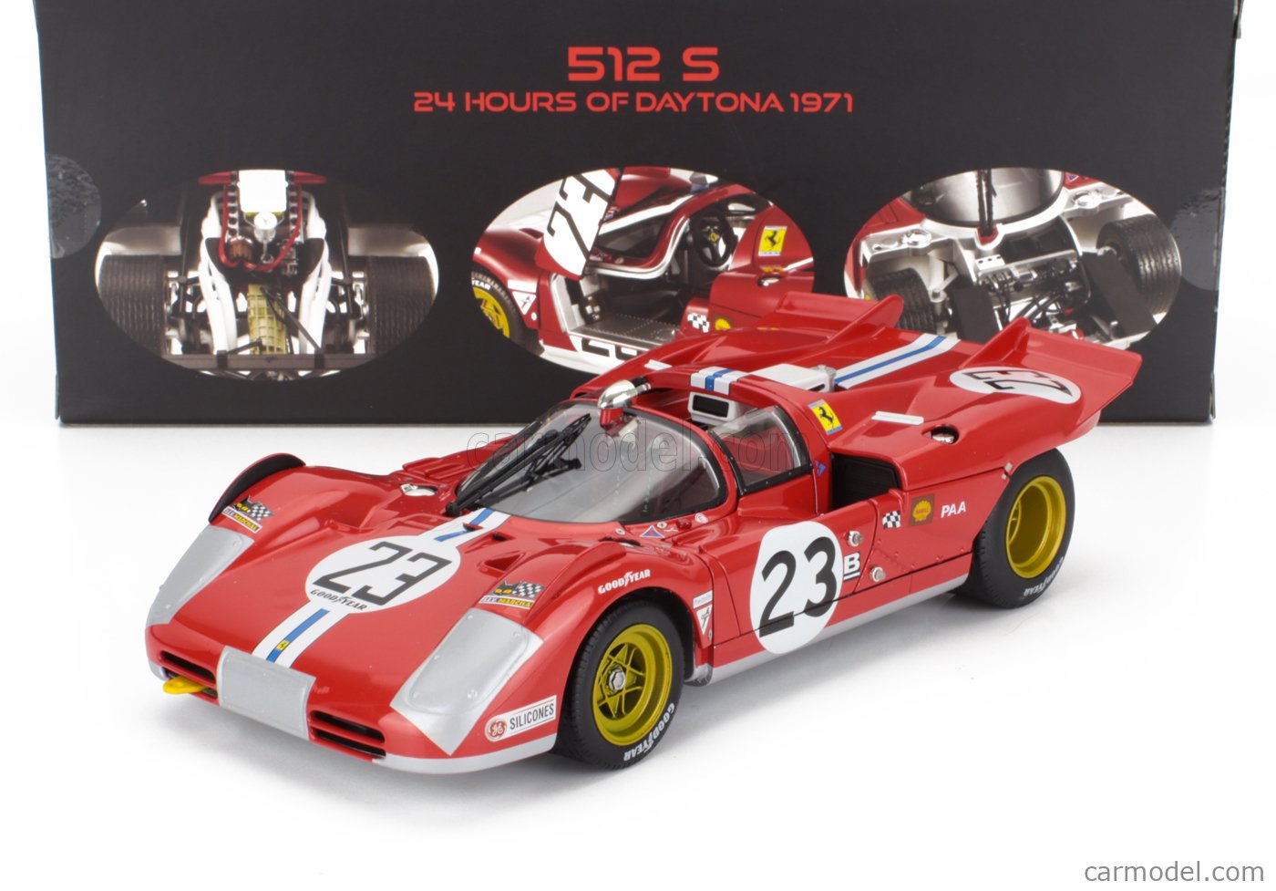 Hot Wheels / フィギュア/512 S 24 HOURS OF DAYTONA 1971 MATTEL HOT
