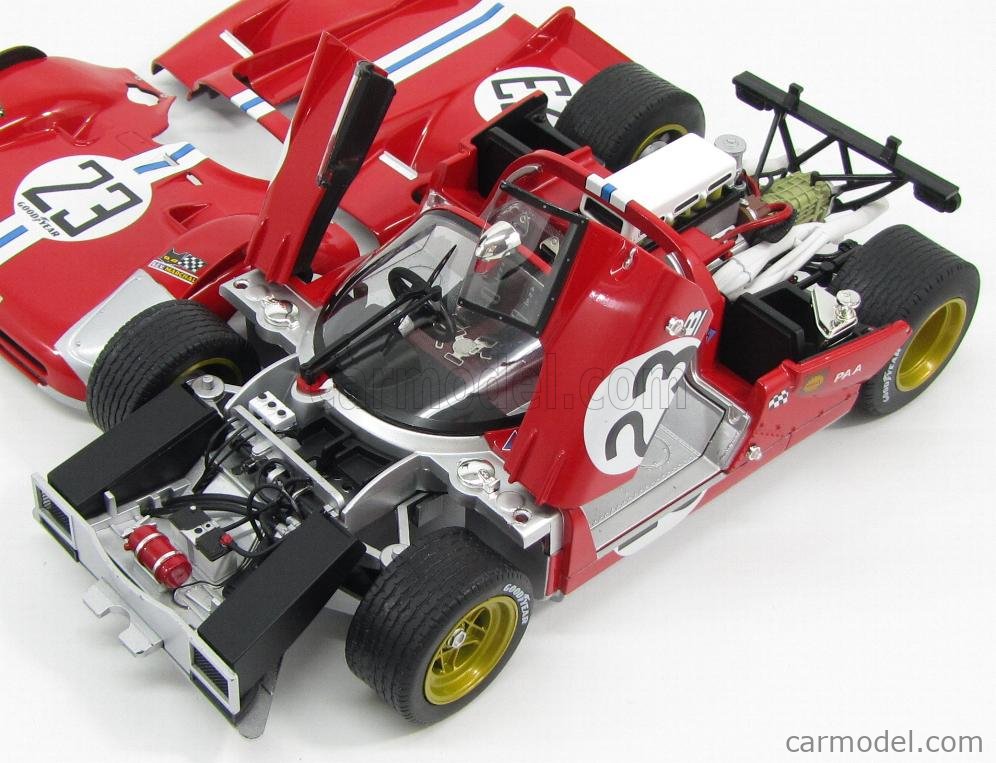 室内搬入設置無料 1/18 Mattel Elite フェラーリ 512S 1970 デイトナ