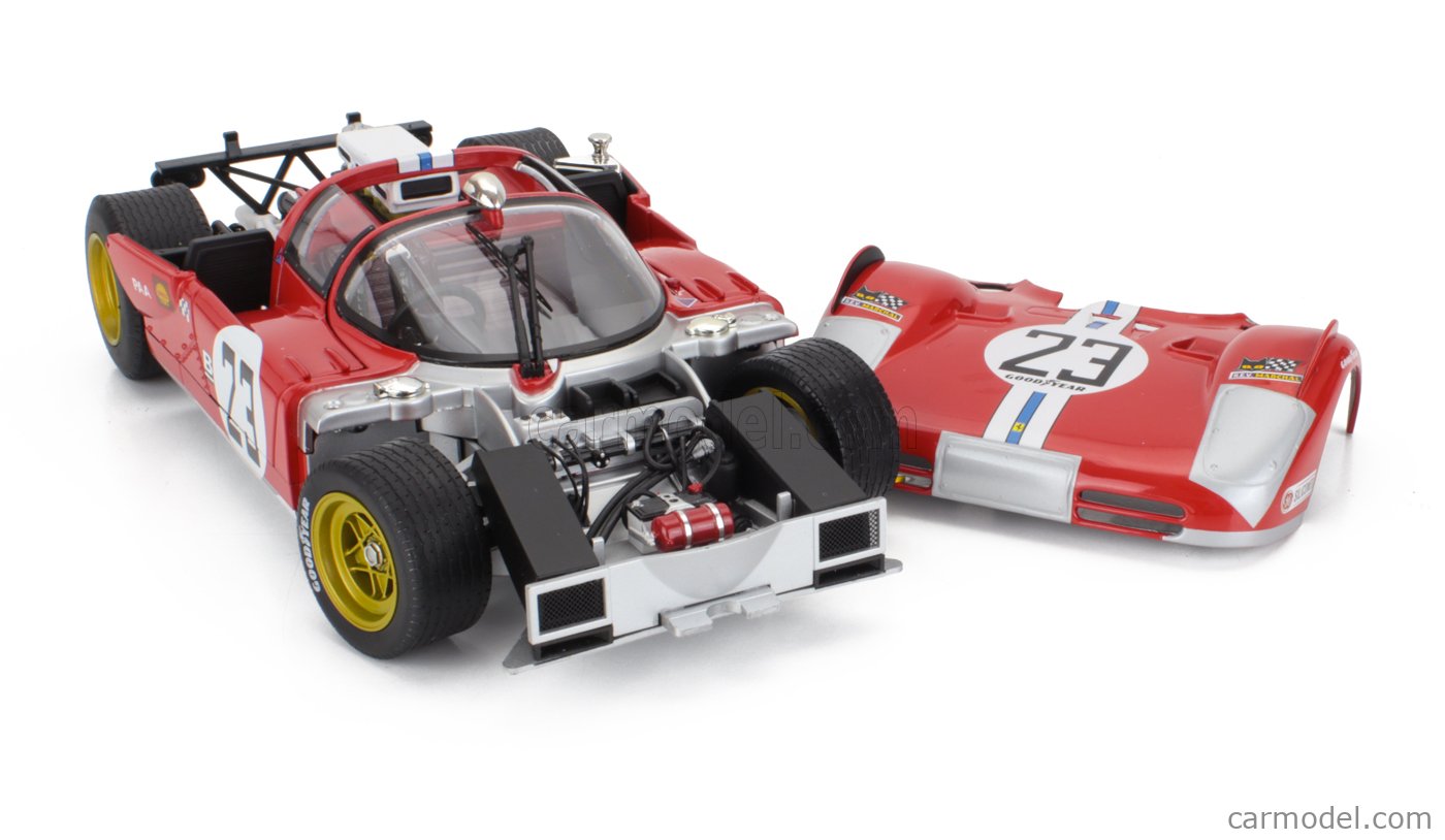 Ferrari 512S Spider Équipe Nart N 23 24h Daytona 1971 ELITE HOT WHEELS