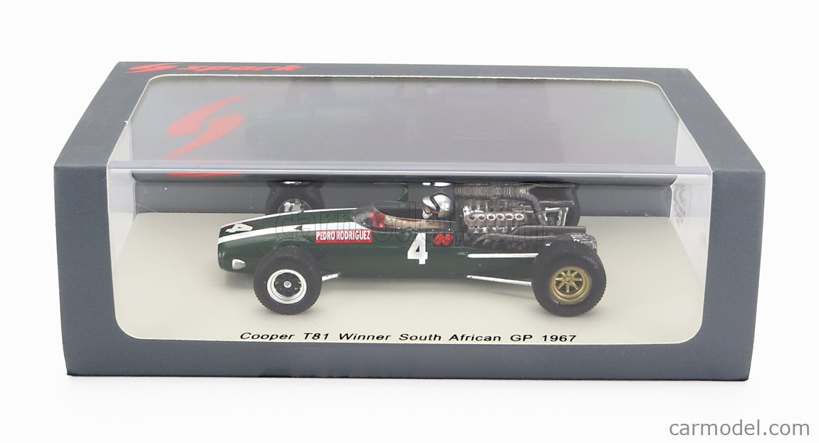 COOPER - F1 T81 N 4 WINNER SOUTH AFRICAN GP 1967 PEDRO RODRIGUEZ