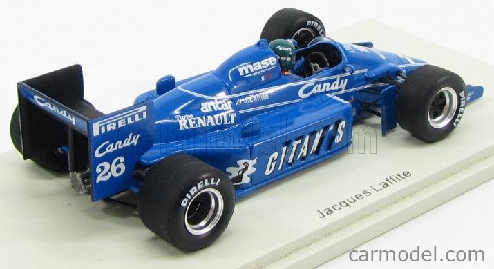 Spark S3973 Ligier JS25 #26 2ème GP d'Australie 1985 - Jacques Laffite échelle 1