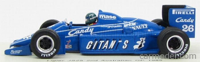 SPARK 1/43 LIGIER JS25 #25 Monaco GP 1985 Andrea De Cesaris S3975 EUR