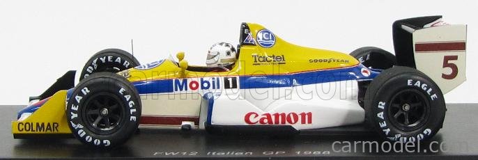 Amazon | スパーク S4029 1/43 ウイリアムス FW12 ジャッド №5
