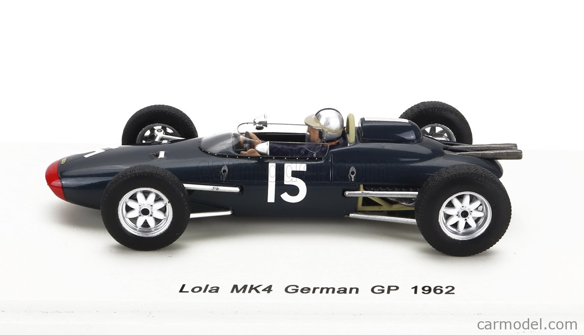 SPARK S4268 LOLA MK4 n°15 GP F1 Allemagne 1962 Roy Salvadori 1/43