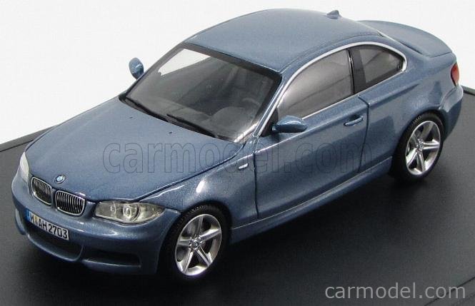 Minichamps 812 Scale 1 43 Bmw 1 Series Coupe E 08 Grey Blue Met