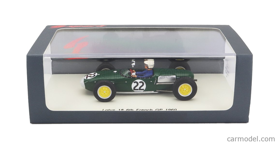 SPARK 1/43 S1823 Team Lotus 18 Climax #22 GP de France