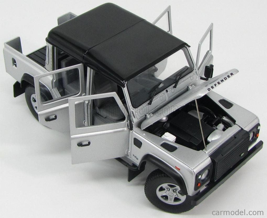 Defender 127 Land Rover Dbl-Cab Open suitable for wargames scaled at 1:50th 