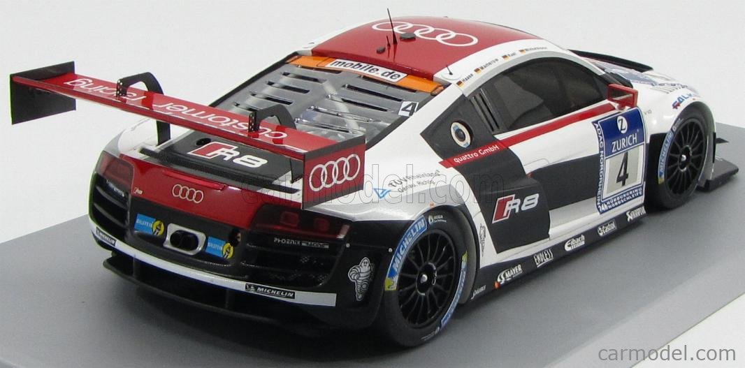 2014 Audi R8 LMS Ultra n.4 Winner Model Car in 1:43 Scale by