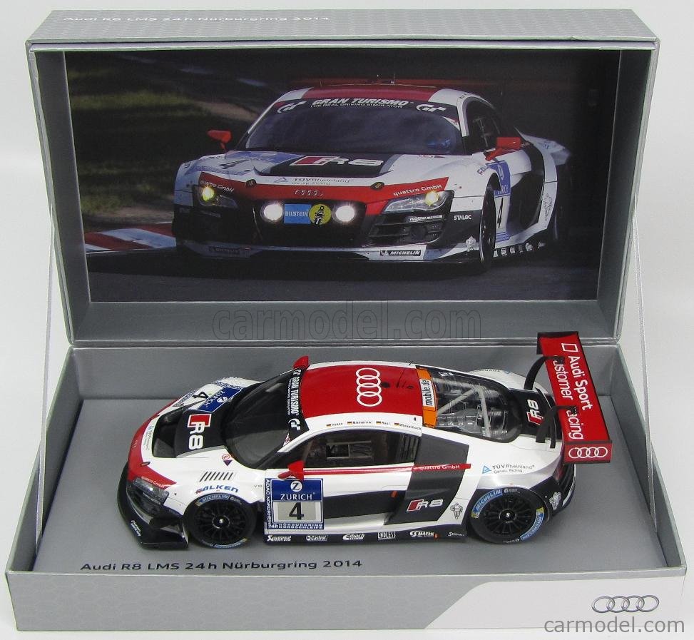 AUDI - R8 LMS ULTRA TEAM AUDI PHOENIX RACING N 4 WINNER ADAC 24h  NURBURGRING 2014 C.HAASE - C.MAMEROW - R.RAST - M.WINKELHOCK