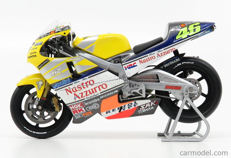 NSR 500 Honda Valentino Rossi #46 Team NASTRO Azzuro GP 2001 MINICHAMPS 1 12 for sale online 