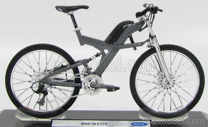 Welly 1:10 BMW Q6.S XTR Bike Diecast Bicycle Model New Collection Gray 