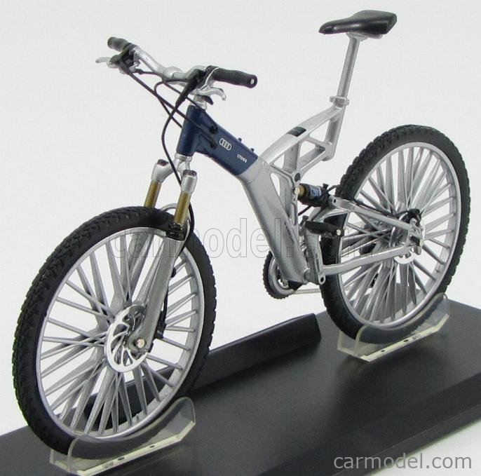 Welly 1:10 Audi Design Cross Bike Diecast Bicycle Model New Collection Blue 