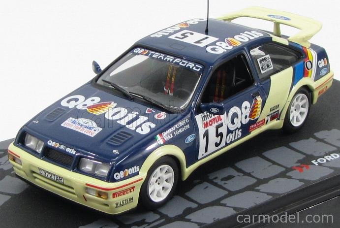 Miniature Spark S8705 – Ford Sierra RS Cosworth N°15 – Tour De Corse  – 1/43