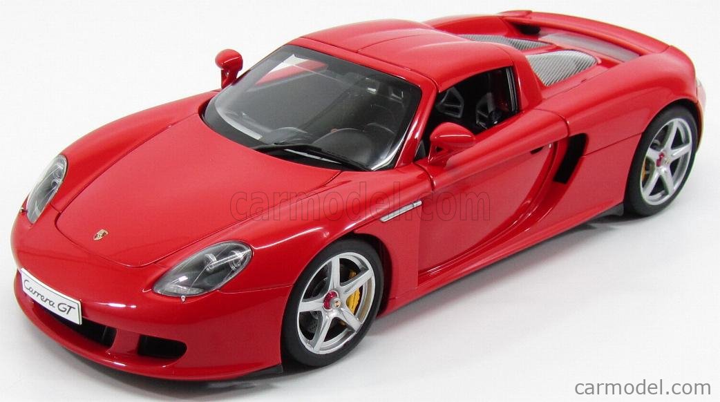 【好評高評価】AUTOart 1/18 ポルシェCARRERA GT 黒オートアートミニカー ミニカー