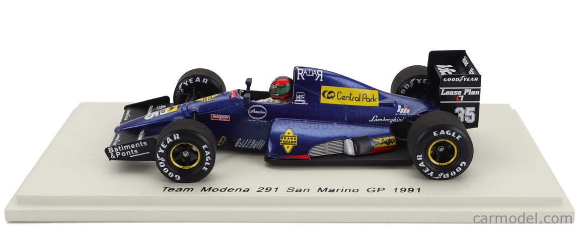 スパーク F1 モデナ 291 E.ヴァン・デ・ポール サンマリノGP スパーク
