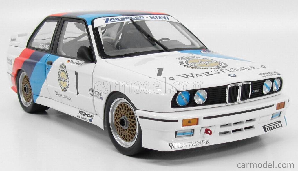 Miniature Minichamps 1/18 - BMW M3 1987 Zakspeed E.v.d.Poele - Diecast - Réf 80 43 0 396 026