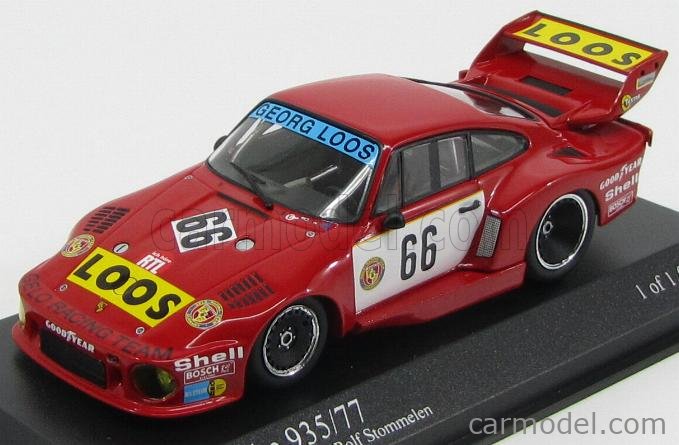 Minichamps 1/43 Porsche 935 Jägermeister 1977 Zolder DRM Winner Diecast