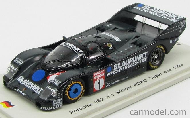 Porsche 962 C 1986 1/43 Spark ミニカー 1/43 Spark 1986 Porsche 962C #10 24h LeMans Porsche Kremer