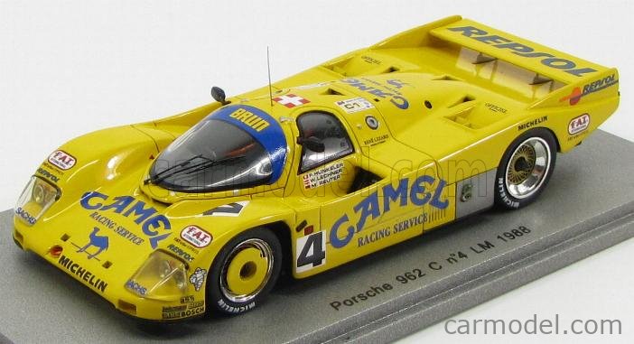 【正規品在庫】Make Up 1/43 Porsche 962C ‘Team Porsche‘ 24h Le Mans 1987 プラクティス NO.19 レーシングカー